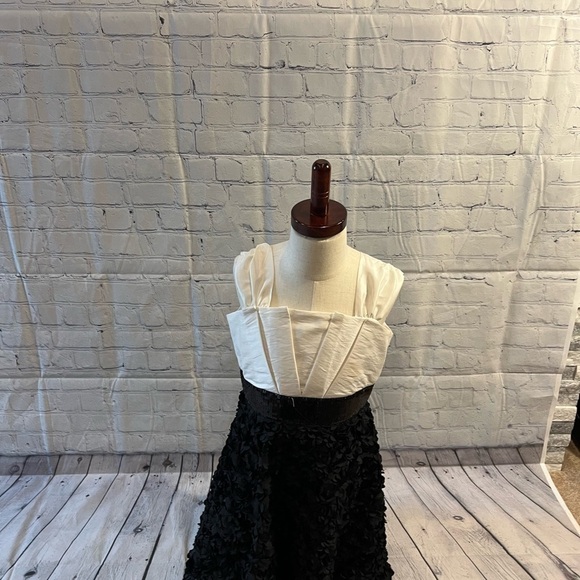 Black and White Sequin Belt Dress – Size 10 - Picture 5 of 5